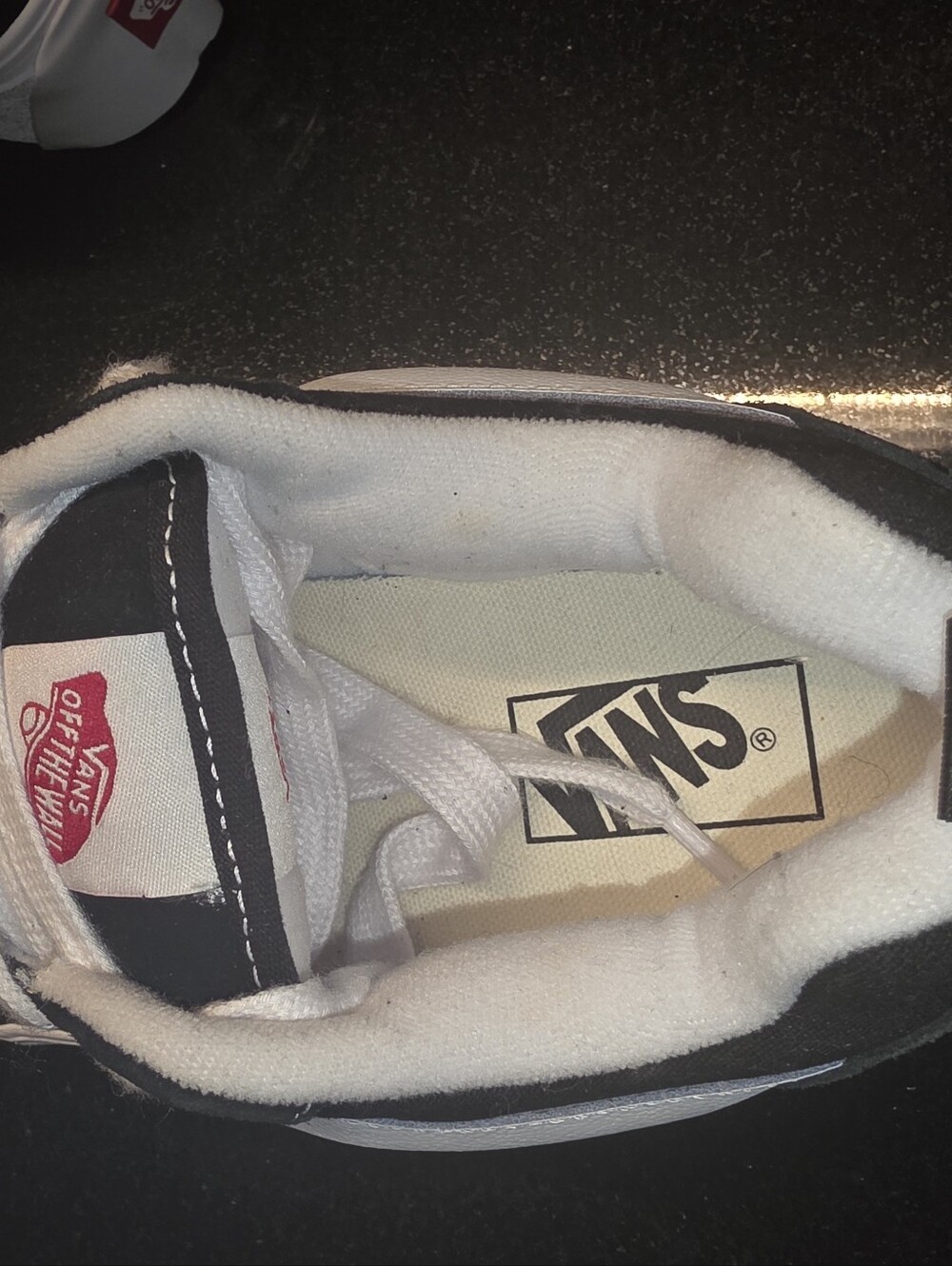 Vans Knu Skool Shoe - Black with Sepia Rose Pink - Picture 5 of 7